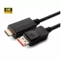 Microconnect MC-DP-HDMI-2004K vaizdo kabelio adapteris 2 m DisplayPort Juoda
