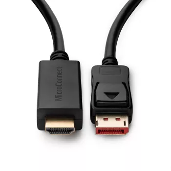 Microconnect MC-DP-HDMI-2004K vaizdo kabelio adapteris 2 m DisplayPort Juoda