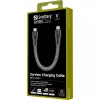 USB-C laidas Sandberg Survivor 0,2 m 100 W juoda balta