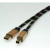 USB kabelis ROLINE GOLD A-B M/M 4.5 m