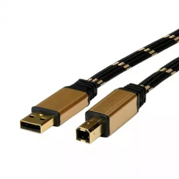 USB kabelis ROLINE GOLD A-B M/M 4.5 m