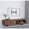 Manhattan TV ir monitoriaus laikiklis fiksuotas žemo profilio 1 ekranui 32-55 juodas VESA 75x75-400x400mm max 45kg