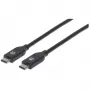 USB-C kabelis Manhattan USB2C5C2M 2m Vyriškas į Vyrišką
