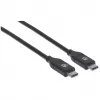 USB-C kabelis Manhattan USB2C5C2M 2m Vyriškas į Vyrišką