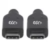 USB-C kabelis Manhattan USB2C5C2M 2m Vyriškas į Vyrišką