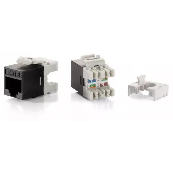 Equip Cat.6 neekranuotas Keystone Jack LSA, plonas tipas