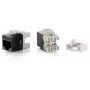 Equip Cat.6 neekranuotas Keystone Jack LSA, plonas tipas