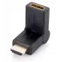 Sulankstomas HDMI adapteris kištukas į lizdą, Equip, 118911