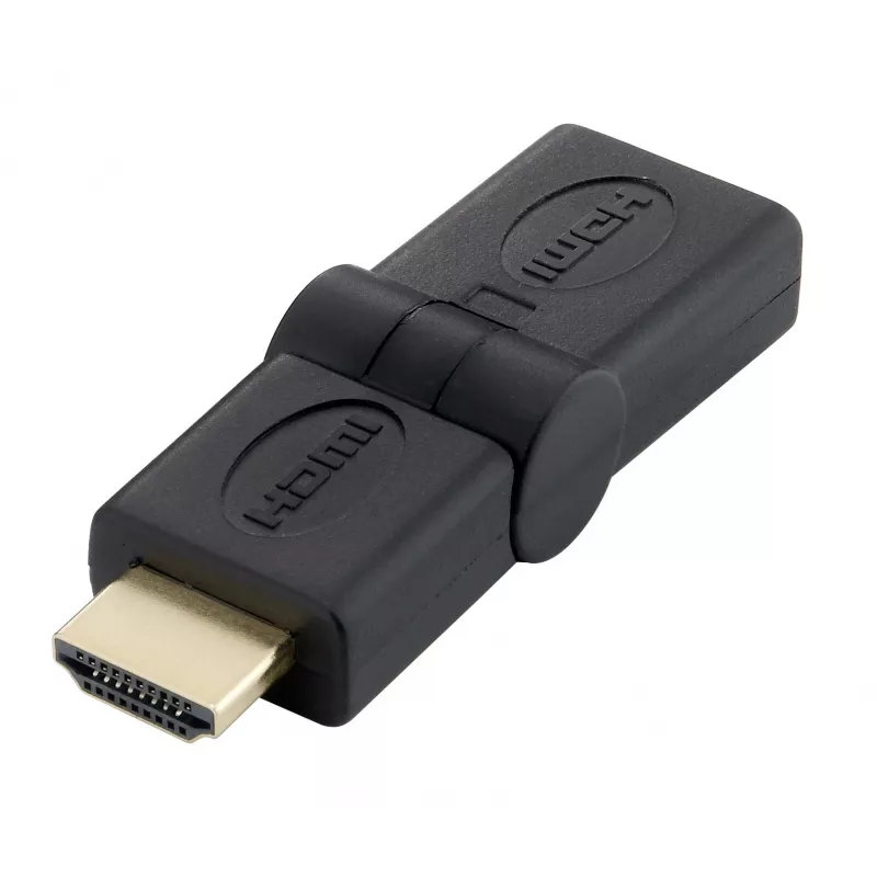 Sulankstomas HDMI adapteris kištukas į lizdą, Equip, 118911