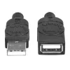 USB-A ilginimo kabelis Manhattan USBEXTAA3BK