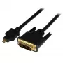 StarTech.com 1 m Micro HDMI į DVI-D laidas – Micro HDMI (Type D) į DVI-D Single Link monitoriui, ekranui, projektoriui