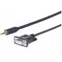 Vivolink PROMJDSUB9-25 serijinis kabelis juodas 25 m 3,5 mm D-Sub (DB-9)