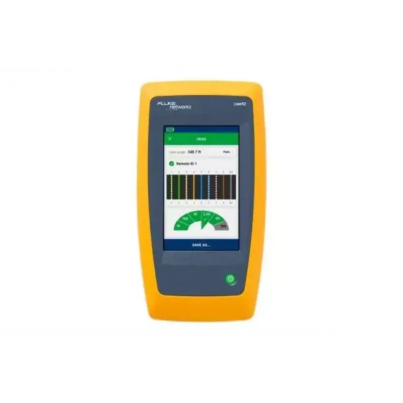 Fluke LinkIQ LIQ-KIT tinklo kabelių testavimo rinkinys su IntelliTone zondu, PoE testeris, pilkas/geltonas