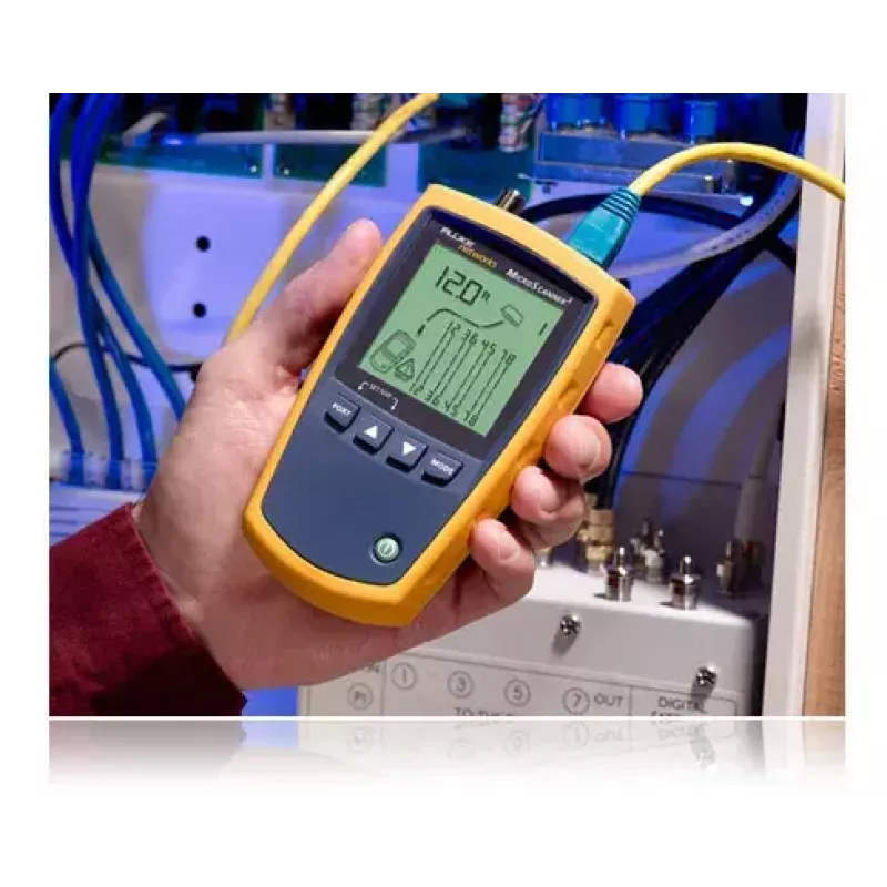 Kabelių testeris Fluke MicroScanner² Mėlynai Geltonas