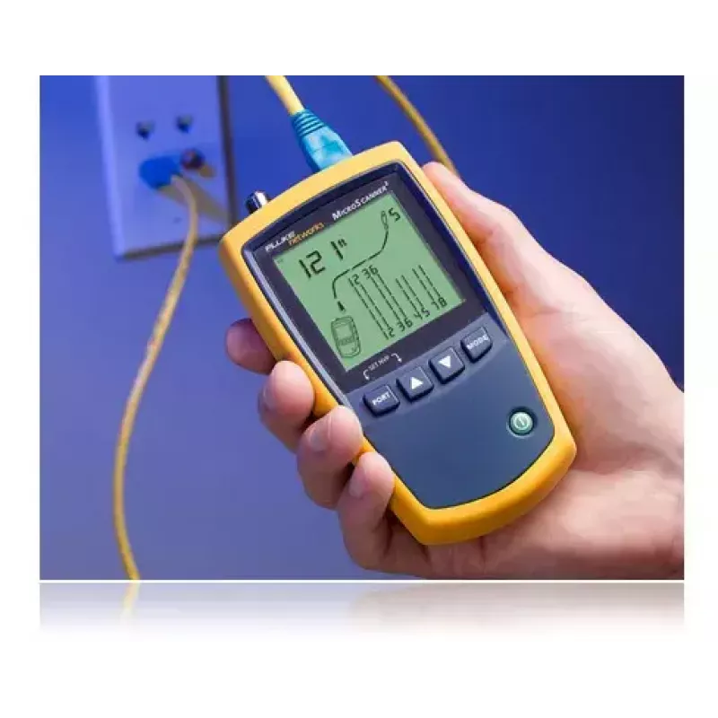 Kabelių testeris Fluke MicroScanner² Mėlynai Geltonas