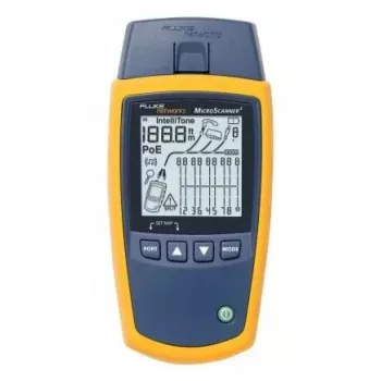 Kabelių testeris Fluke MicroScanner² Mėlynai Geltonas