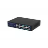 Nevaldomas tinklo jungiklis Lanview LVN-1U-16PORT-1G 16 prievadų 1 Gbps Ethernet, stelažinis 1U