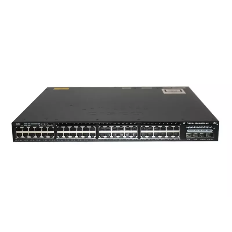Valdomas jungiklis Cisco Catalyst WS-C3650-48FS-L L3 Gigabit Ethernet 48 prievadų PoE
