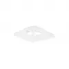 Lanview LVT-CABLEMOUNT-50W lipnus kabelio laikiklis, polipropilenas (PP), baltas, 50 vnt.
