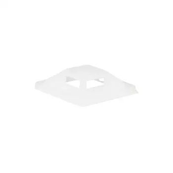 Lanview LVT-CABLEMOUNT-50W lipnus kabelio laikiklis, polipropilenas (PP), baltas, 50 vnt.