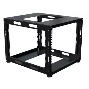 Lanview LVN-OPEN-8U-BL atviras stovas 19 inch 8U juodas RAL 9005