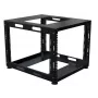 Lanview LVN-OPEN-8U-BL atviras stovas 19 inch 8U juodas RAL 9005