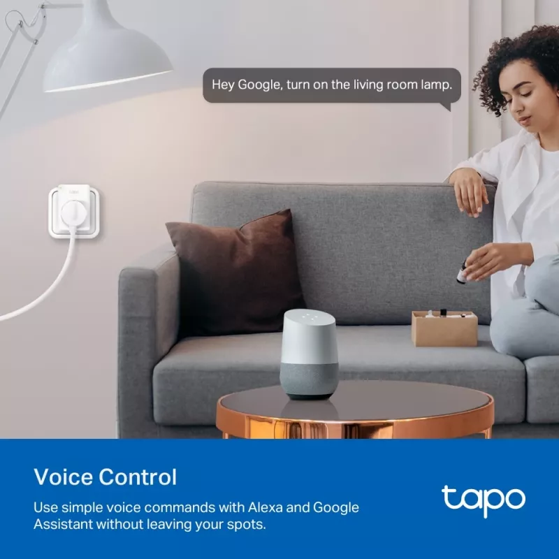 TP-Link Tapo Mini P110 išmanusis kištukinis lizdas su energijos stebėjimu