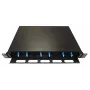 Lanview LVO-101010 optinis skaidulų slankusis skydelis ODF, LC SM OS2, 12 gyslų, 1U