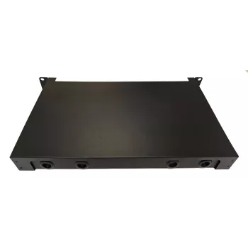 Lanview LVO-101010 optinis skaidulų slankusis skydelis ODF, LC SM OS2, 12 gyslų, 1U
