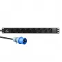 Lanview LVR-3MIEC-LIC-SCH8 1U PDU su 8 Schuko lizdais