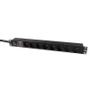 Lanview LVR-2MSCH-SW-C13-8 maitinimo paskirstymo įrenginys (PDU) 8 AC lizdai 1U juoda