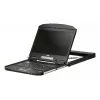 KVM konsolė ATEN CL3700NW, 18,5 colių, HDMI, USB, pilnas HD, 19 colių stelažui, juoda