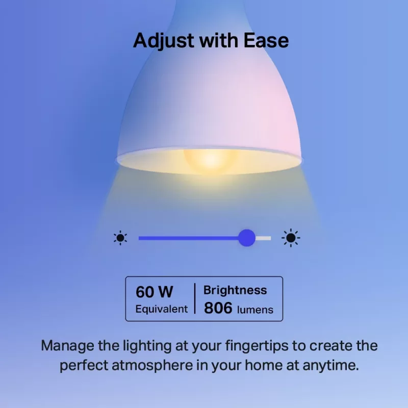TP-Link Tapo Smart Wi-Fi LED lemputė, daugiaspalvė, E27, 2 vnt. pakuotė