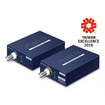 PLANET LRP-101C-KIT – tinklo siųstuvas ir imtuvas per koaksialinį kabelį