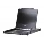 KVM konsolė ATEN CL6700MW 1U stovo montavimui, juoda, USB, 1920x1080