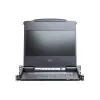 KVM konsolė ATEN CL6700MW 1U stovo montavimui, juoda, USB, 1920x1080