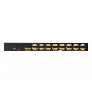 ATEN CS1316 16 prievadų USB/PS/2 VGA KVM komutatorius, 2048 x 1536, montuojamas spintoje, 1U, 6,6 W, juodas