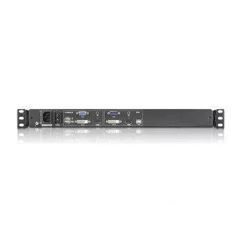 ATEN CL6700MW 17,3 col. pilno HD LCD konsolė su DVI/HDMI/VGA jungtimis, US anglų klaviatūra
