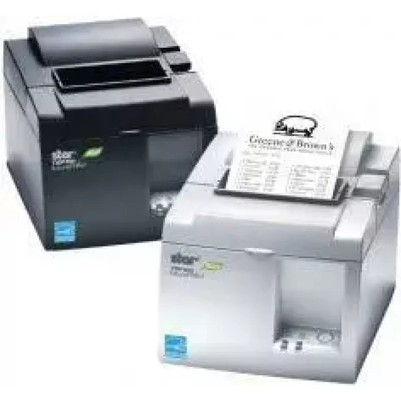 Terminalinis kvitų spausdintuvas Star Micronics TSP143IIIBI2 203 dpi su automatiniu pjaustytuvu, pilkas