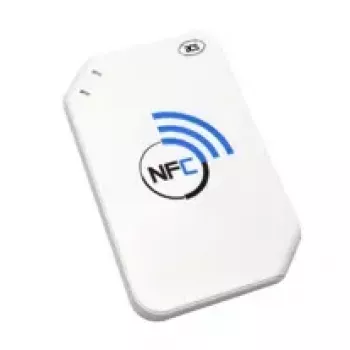 Kortelių skaitytuvas ACS ACR1255U-J1 su NFC, USB 1.1, 1 m kabeliu, baltas