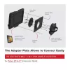 Priedas RAM Mounts GDS Roto-Mag Black Composite 8 coliams