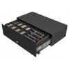 apg Solutions Micro – A stalinis pinigų stalčius, juodas, 24 V, 453 x 224 x 130 mm