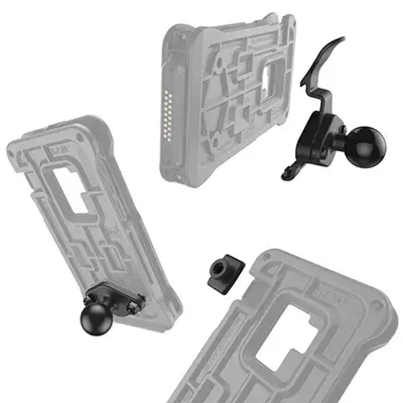 Dėklas RAM Mounts IntelliSkin HD, skirtas Samsung Galaxy S9, juodas