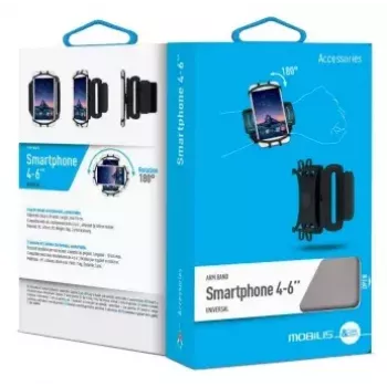 Mobilis ARM BAND 4-6IN – Dėklas ant rankos telefonui 4-6 col.