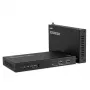 Tinklo siųstuvas-imtuvas Lindy 100m Cat.6A 2 Host USB 3.2 Gen 1 & HDMI 4K60