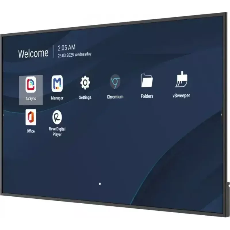 ViewSonic 75 colių 4K komercinis ekranas su ProAV integracija