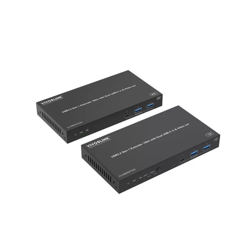 KVM prailgintuvas Vivolink VLUSBCEXT2X2 USB 2.0 1920x1200 150m