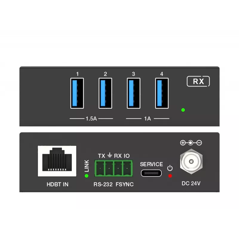USB 3.0 nuotolio praplėtimo rinkinys Vivolink VLUSB3EXT100 100 m