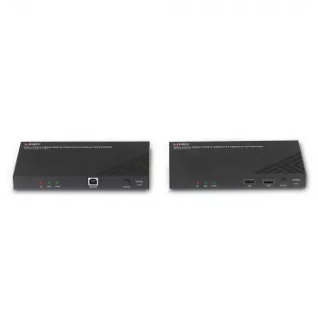 Lindy 100 m Cat.6 HDMI 4K60, garso, IR ir RS-232 HDBaseT KVM prailgintuvas