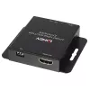 Siųstuvas ir imtuvas Lindy 70m Cat.6 4 prievadų HDMI 4K30 IR skirstytuvas su išplėtimu ir kilpiniu išėjimu